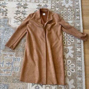 Zara suede Brown Trench Coat